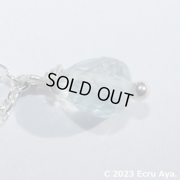 画像6: *引鶴*宝石質アクアマリンのブレスレット (6)