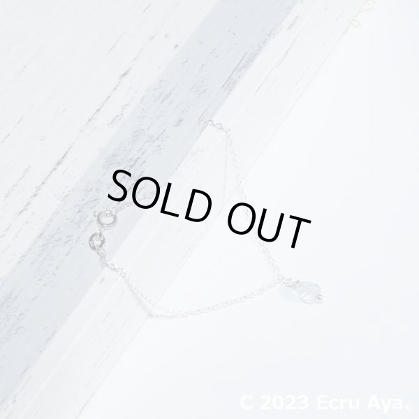 画像5: *引鶴*宝石質アクアマリンのブレスレット (5)