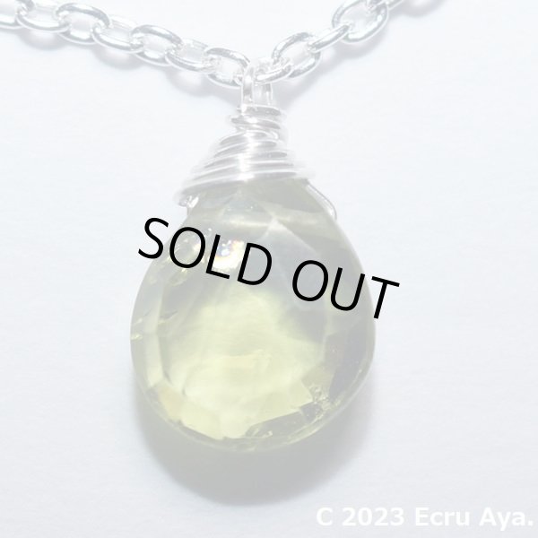 画像2: *星合*宝石質ペリドットAAAペアシェイプカットのブレスレット (2)